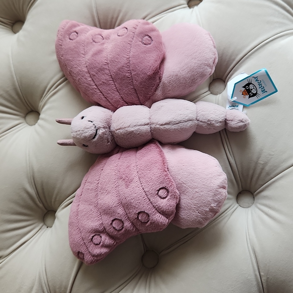 Jellycat Beatrice Butterfly Plush & Soft 8x13" BNWT Authentic - Picture 4 of 7